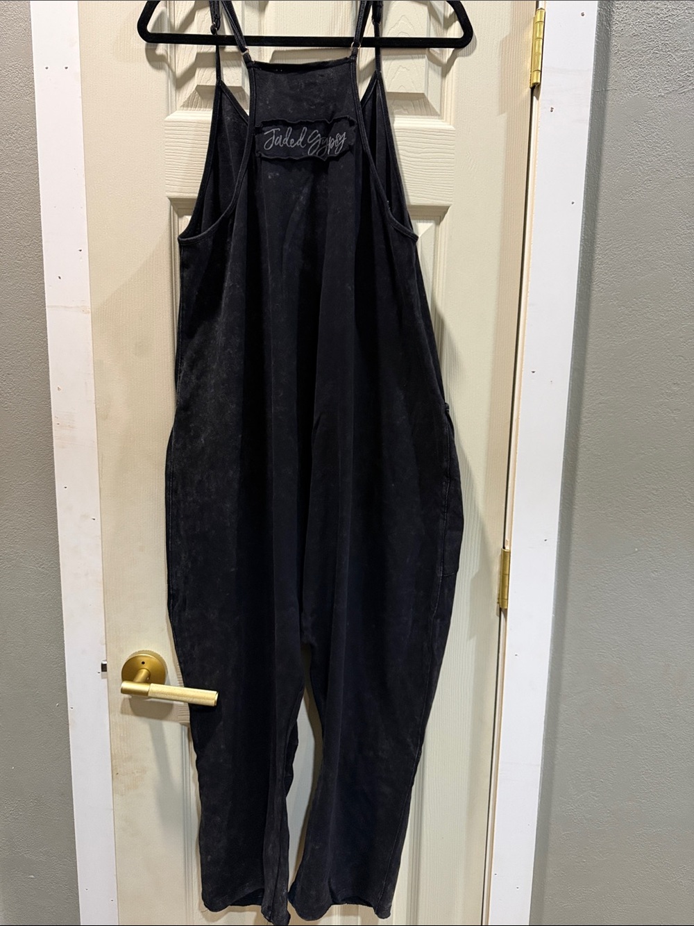 Jaded Gypsy Washed Overalls Jumpsuit